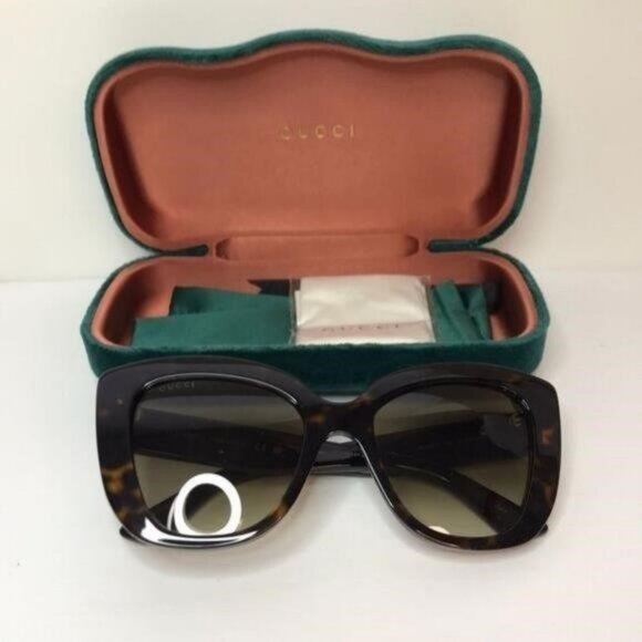 New - ? Original Gucci Light Brown Butterfly Ladies Sunglasses GG0327S 002 main image 6
